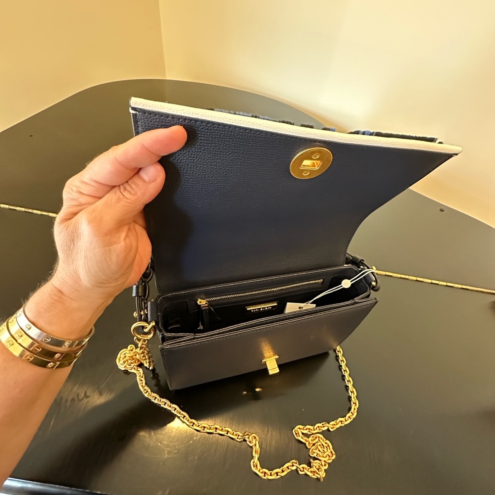 NWT Luxury Maximalist Couture Authentic Tory Burch Kira Fil Coupé Shoulder Bag - Picture 14 of 17